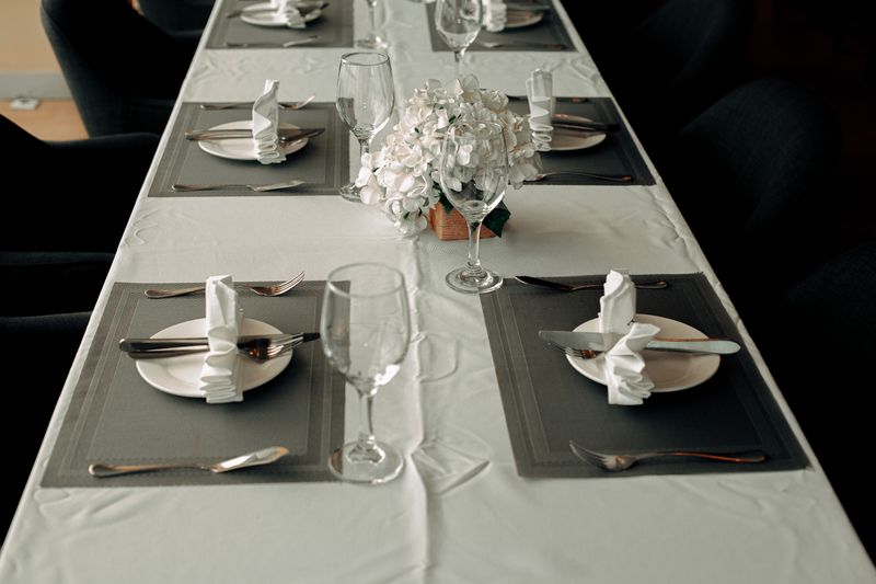 Private dining event setup at Chuys restaurant