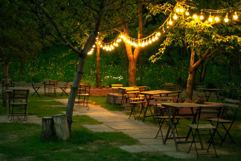 Chuys outdoor patio seating area